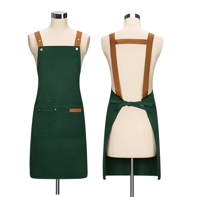 Gardening Apron with Cross-Back Straps