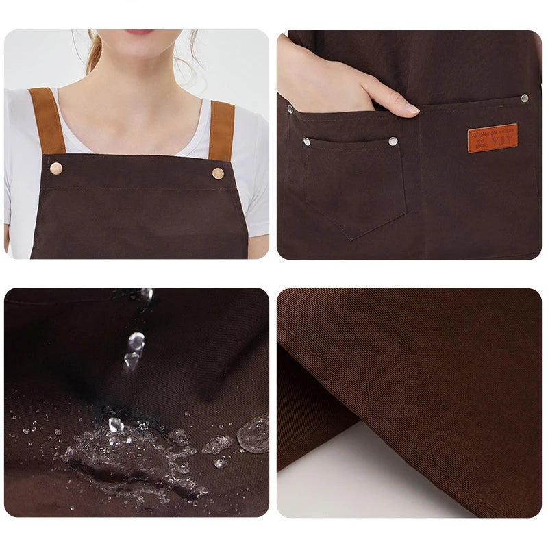 Gardening Apron with Cross-Back Straps