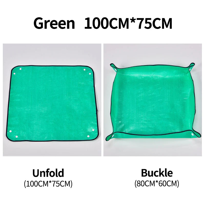 Waterproof Potting Mat | Foldable Gardening Transplanting Pad | Mess-Free Soil Work Surface | Multiple Sizes