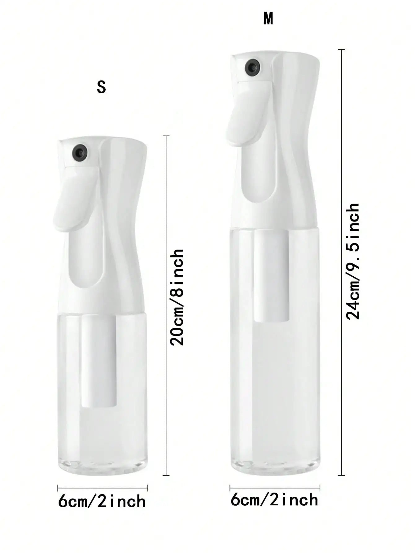Continuous Fine Mist Spray Bottle
