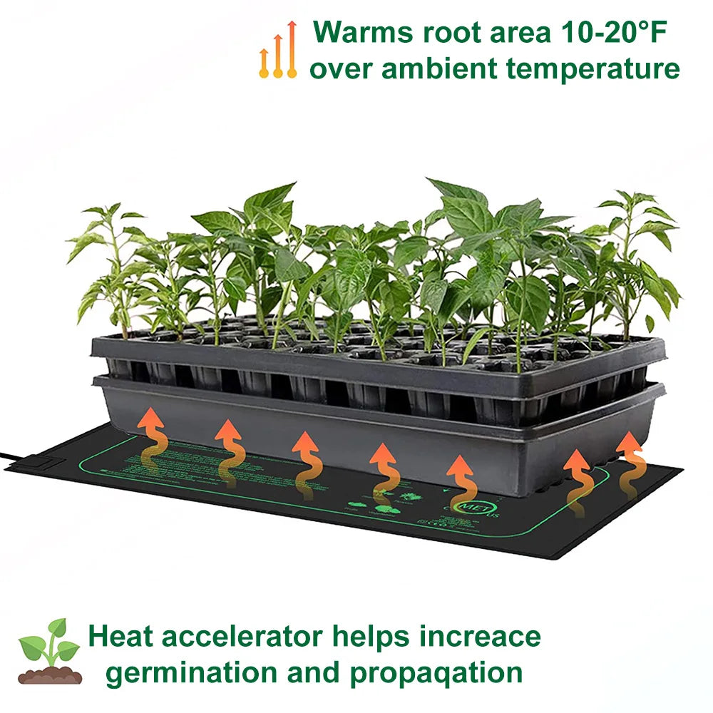 Seedling Heat Mat | Waterproof Germination Pad for Indoor Plants & Propagation | Multiple Sizes