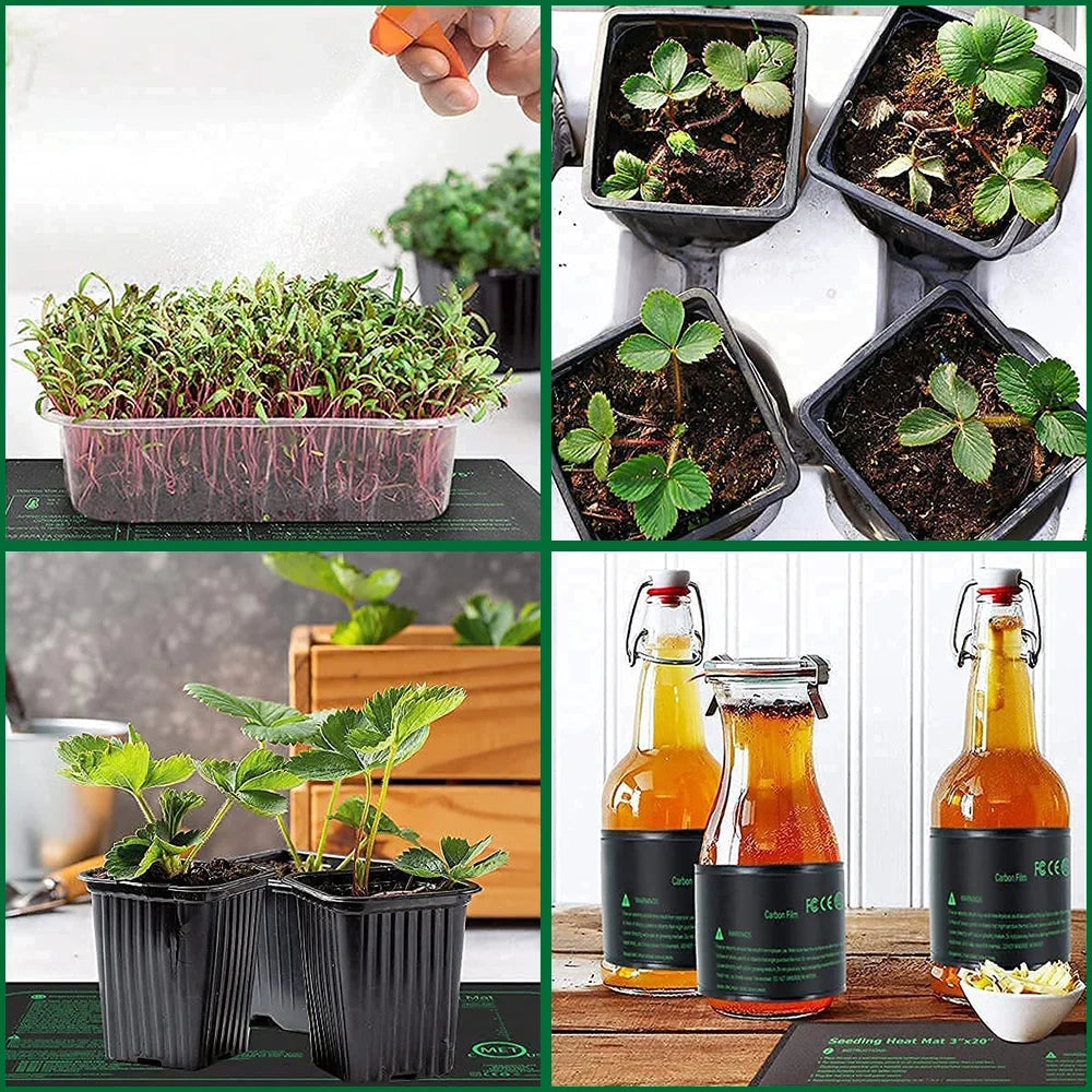 Seedling Heat Mat | Waterproof Germination Pad for Indoor Plants & Propagation | Multiple Sizes