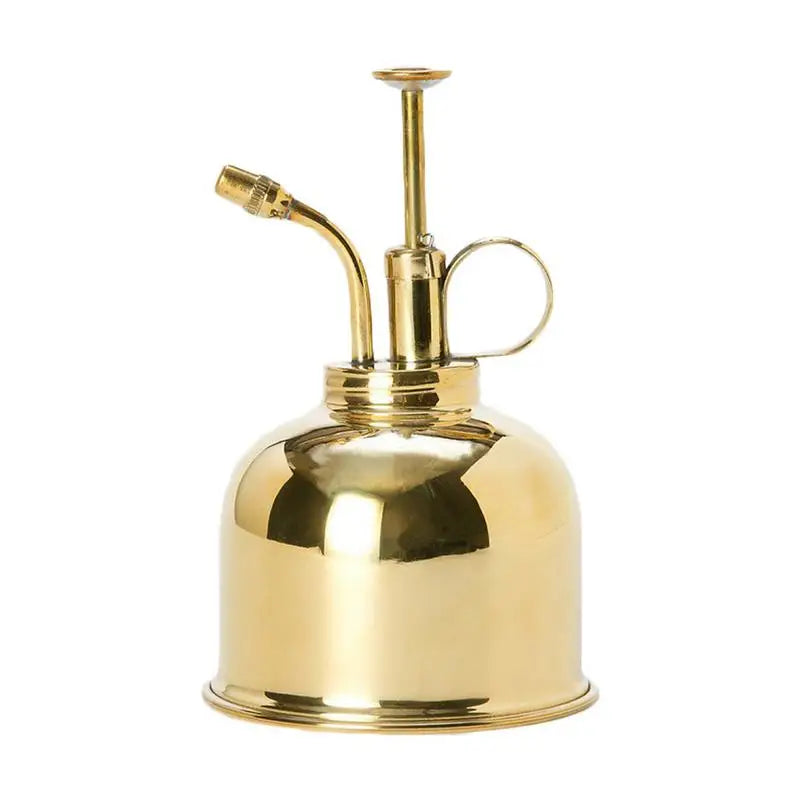 Vintage Brass Plant Mister | Metal Spray Bottle for Houseplants & Succulents | Gold or Rose Gold Finish