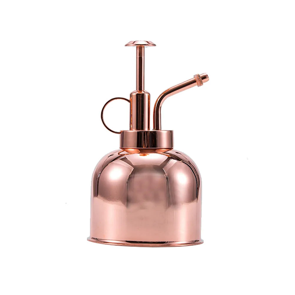 Vintage Brass Plant Mister | Metal Spray Bottle for Houseplants & Succulents | Gold or Rose Gold Finish