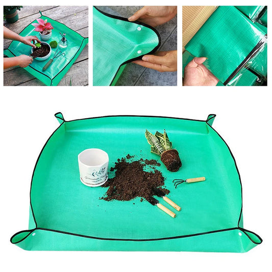Waterproof Potting Mat | Foldable Gardening Transplanting Pad | Mess-Free Soil Work Surface | Multiple Sizes