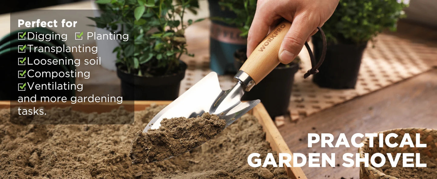 WORKPRO 3-Piece Garden Tool Set