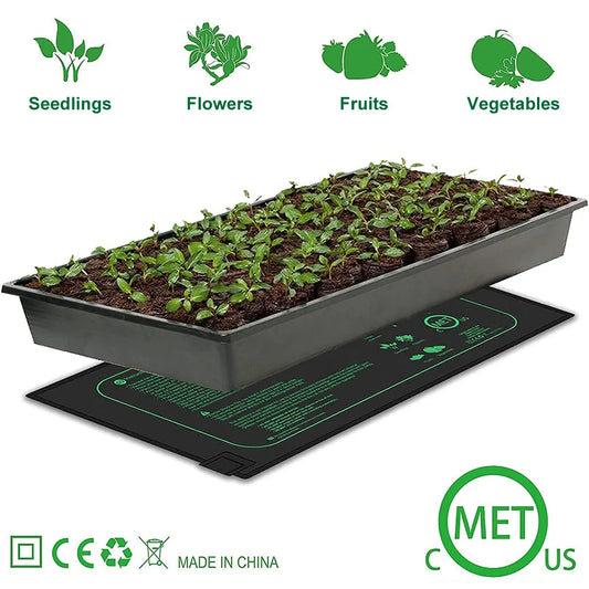 Seedling Heat Mat | Waterproof Germination Pad for Indoor Plants & Propagation | Multiple Sizes
