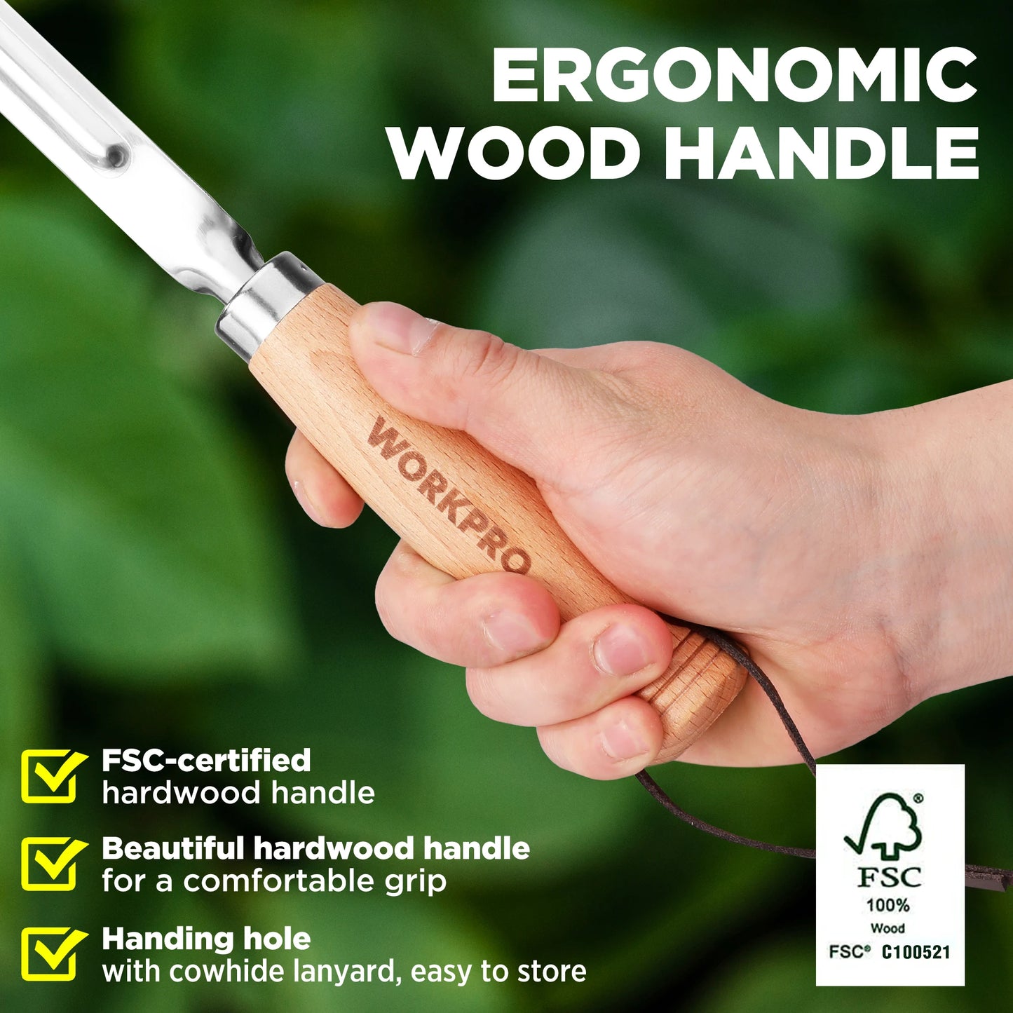 WORKPRO 3-Piece Garden Tool Set